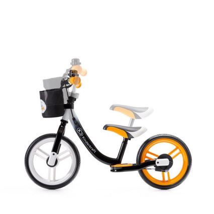 KINDERKRAFT - Bicicleta de empurrar SPACE preto/laranja