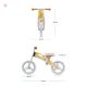 KINDERKRAFT - Bicicleta de impulso RUNNER laranja