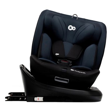 KINDERKRAFT - Cadeira auto com base giratória I-GROW i-Size (40-150 cm) preta