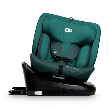KINDERKRAFT - Cadeira auto com base giratória I-GROW i-Size 40-150 cm turquesa