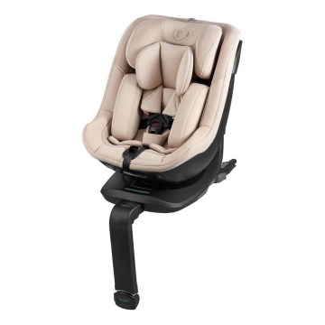 KINDERKRAFT - Cadeira auto com base giratória I-GUARD i-Size 40-105 cm bege