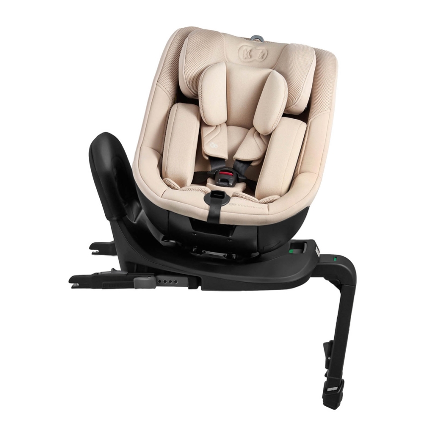 KINDERKRAFT - Cadeira auto com base giratória I-GUARD i-Size 40-105 cm bege