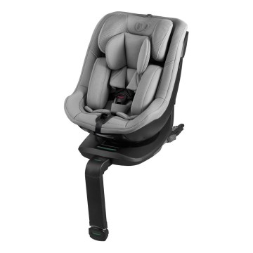 KINDERKRAFT - Cadeira auto com base giratória I-GUARD i-Size 40-105 cm cinzenta