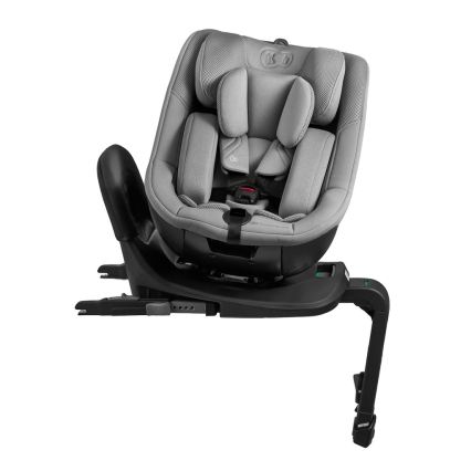 KINDERKRAFT - Cadeira auto com base giratória I-GUARD i-Size 40-105 cm cinzenta