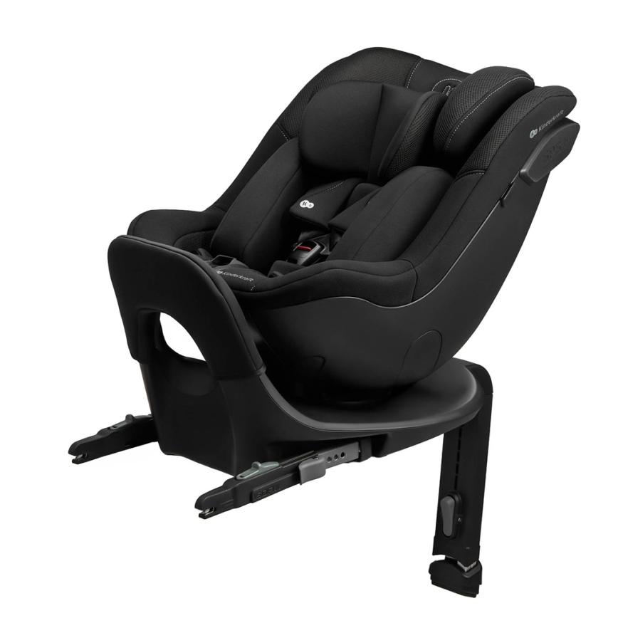 KINDERKRAFT - Cadeira auto com base giratória I-GUARD i-Size 40-105 cm preta