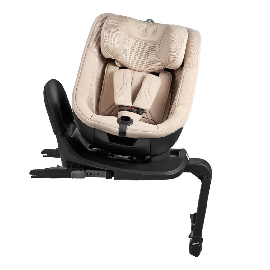 KINDERKRAFT - Cadeira auto com base giratória I-GUARD PRO i-Size 61-105 cm bege