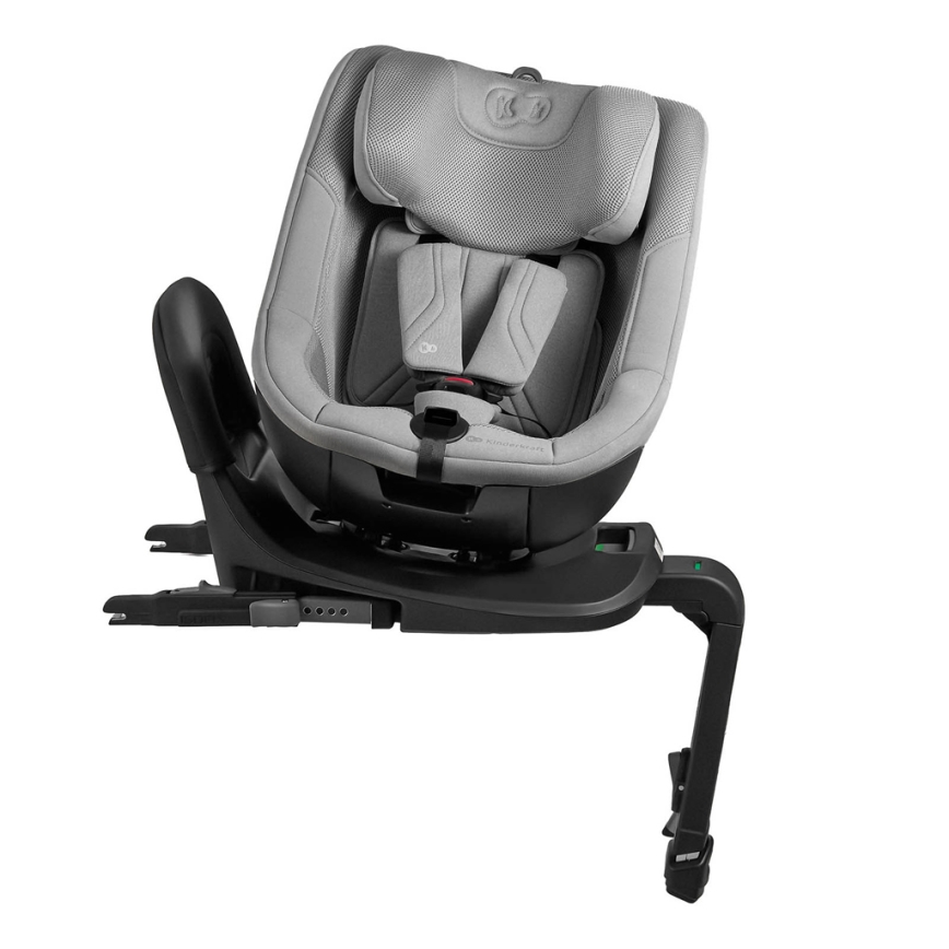 KINDERKRAFT - Cadeira auto com base giratória I-GUARD PRO i-Size 61-105 cm cinzenta