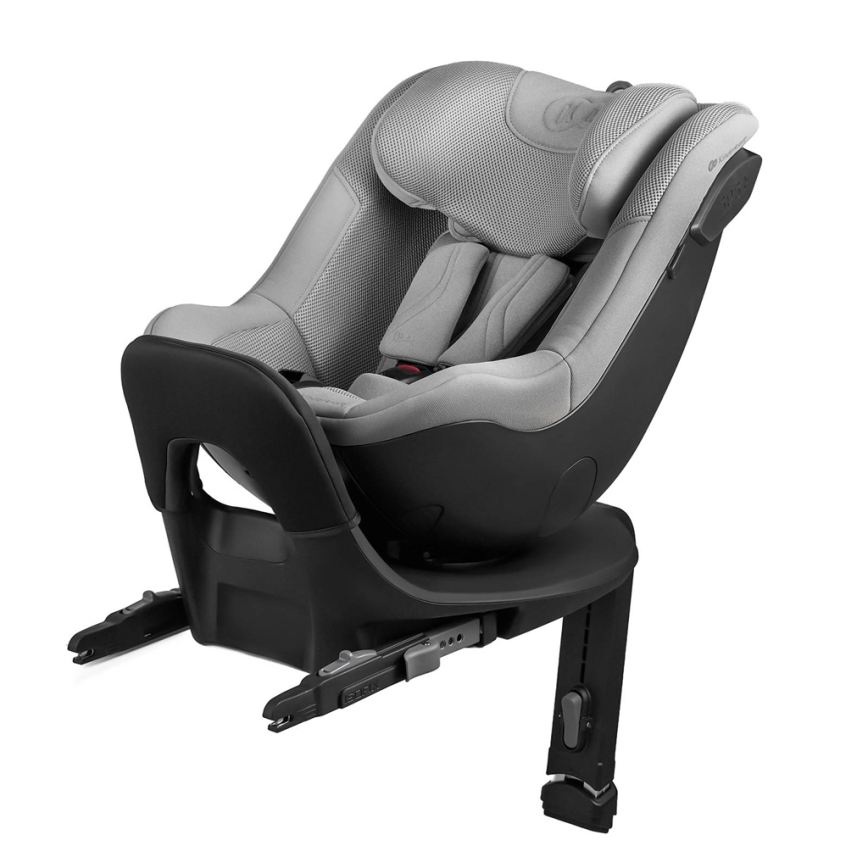 KINDERKRAFT - Cadeira auto com base giratória I-GUARD PRO i-Size 61-105 cm cinzenta
