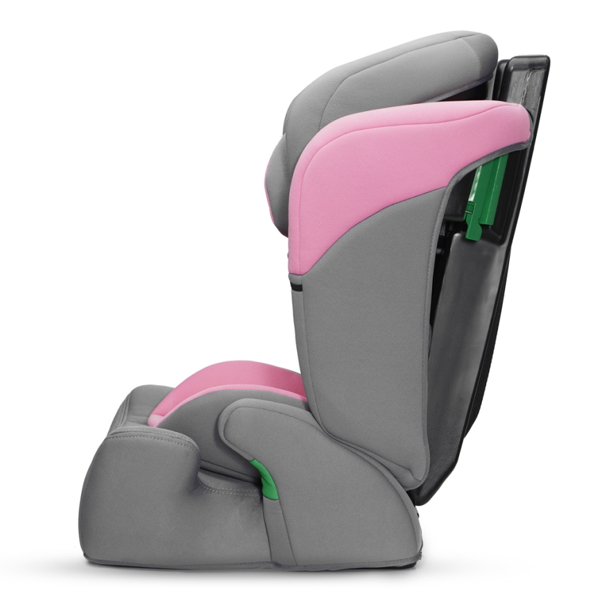 KINDERKRAFT - Cadeira auto COMFORT UP i-Tamanho (76-150 cm) cinzento/rosa