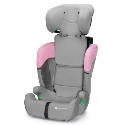 KINDERKRAFT - Cadeira auto COMFORT UP i-Tamanho (76-150 cm) cinzento/rosa