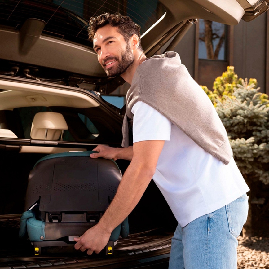 KINDERKRAFT - Cadeira auto dobrável UNITY 2 i-Size 100-150 cm, azul escuro