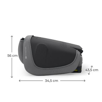 KINDERKRAFT - Cadeira auto dobrável UNITY 2 i-Size 100-150 cm cinzenta