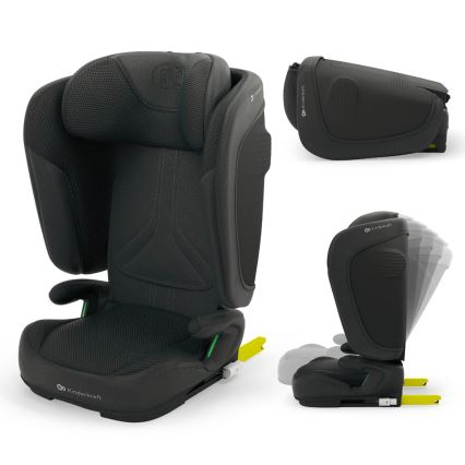 KINDERKRAFT - Cadeira auto dobrável UNITY 2 i-Size 100-150 cm preta