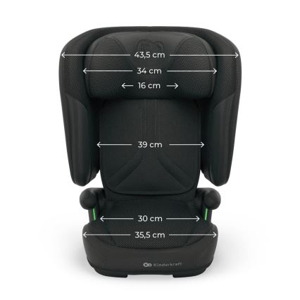 KINDERKRAFT - Cadeira auto dobrável UNITY 2 i-Size 100-150 cm preta
