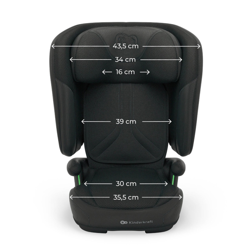 KINDERKRAFT - Cadeira auto dobrável UNITY 2 i-Size 100-150 cm preta