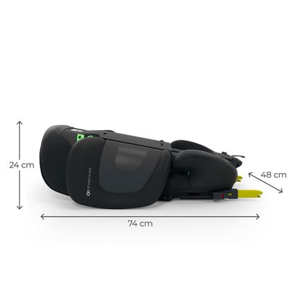 KINDERKRAFT - Cadeira auto dobrável XPAND 2 PRO 100-150 cm preta