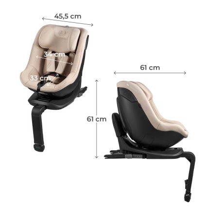 KINDERKRAFT - Cadeira Auto I-GUARD PRO i-Size 61-105 cm bege