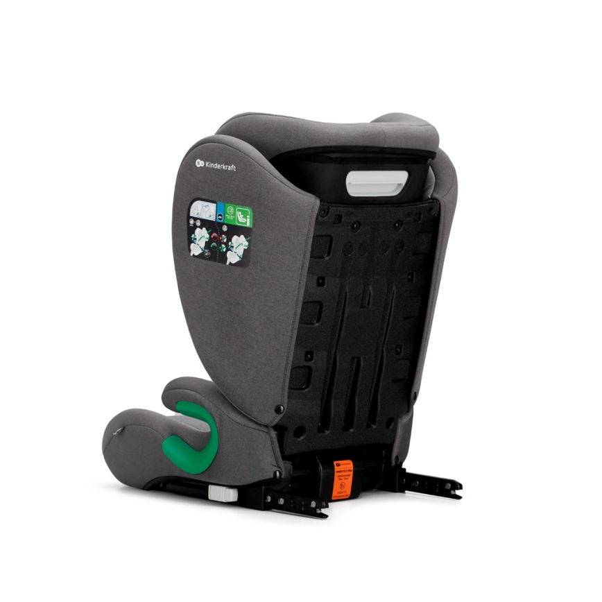 KINDERKRAFT - Cadeira auto JUNIOR FIX 2 (100-150 cm) Foguete cinzento