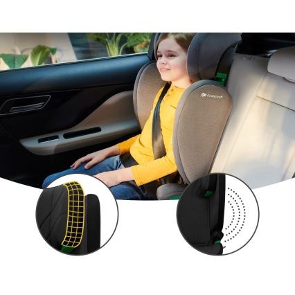 KINDERKRAFT - Cadeira auto JUNIOR FIX 2 (100-150 cm) Graphite preto