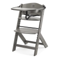 KINDERKRAFT - Cadeira de alimentação infantil ENOCK cinzenta