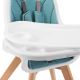 KINDERKRAFT - Cadeira de bebé 2em1 TIXI turquesa