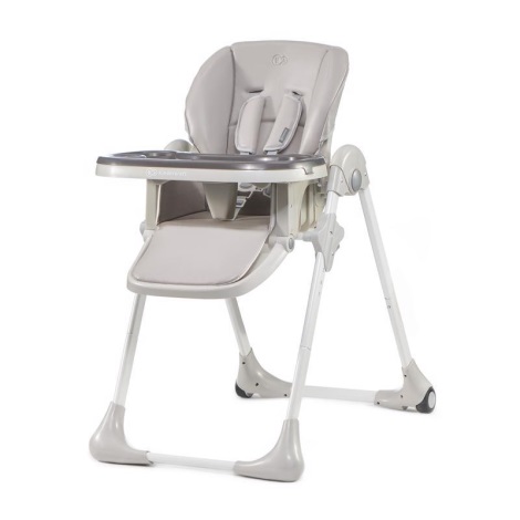 KINDERKRAFT - Cadeira de jantar para bebés YUMMY cinzenta