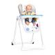KINDERKRAFT - Cadeira de jantar para bebés YUMMY cinzenta