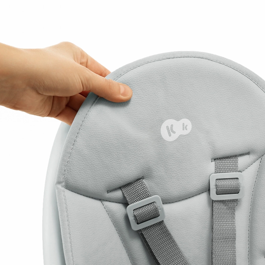 KINDERKRAFT - Cadeira de refeição para criança 2em1 DINNLY cinzento