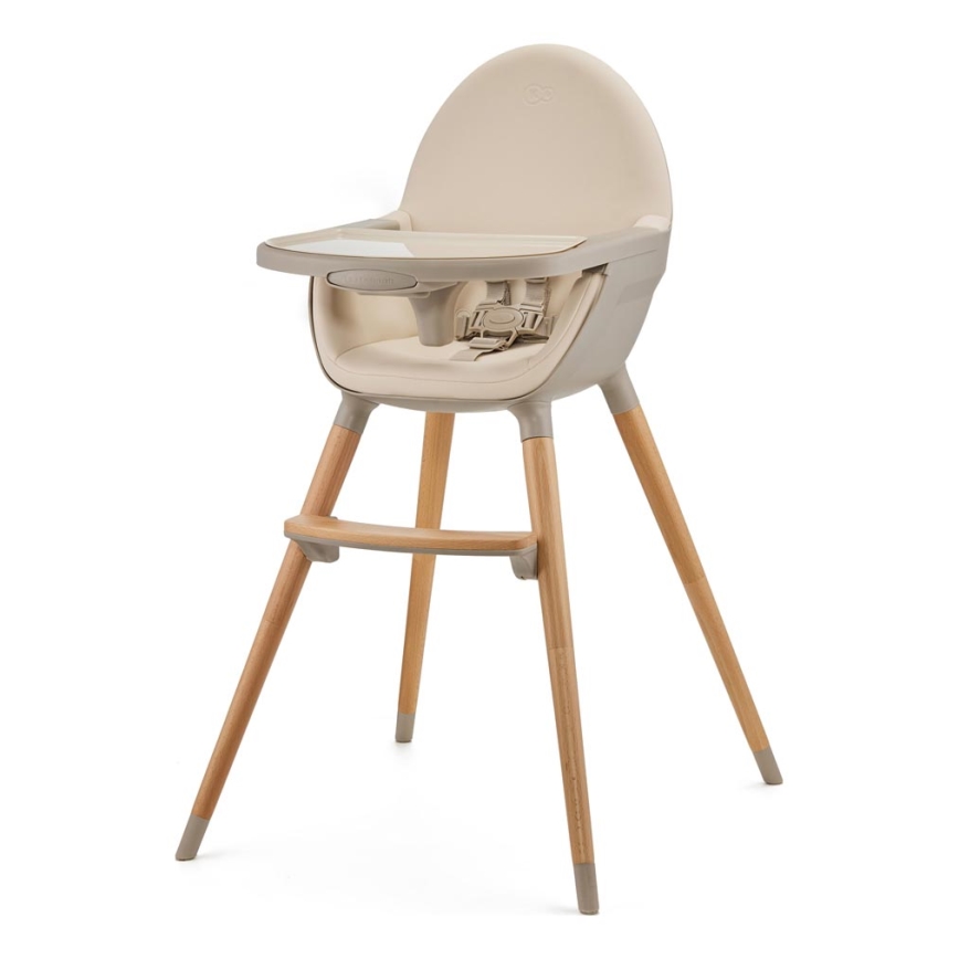 KINDERKRAFT - Cadeira de refeição para criança 2v1 FINI2 faia/bege