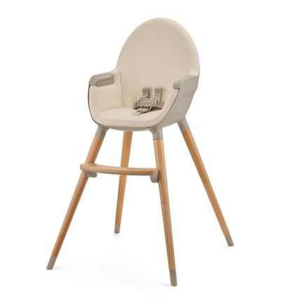 KINDERKRAFT - Cadeira de refeição para criança 2v1 FINI2 faia/bege