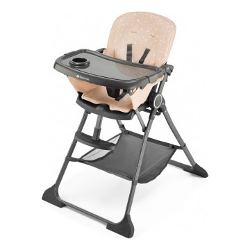 KINDERKRAFT - Cadeira de refeição para criança FOLDEE rosa