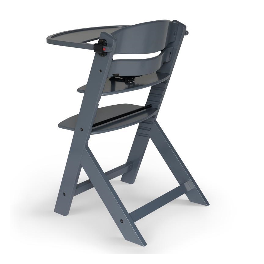 KINDERKRAFT - Cadeira de refeição para crianças ENOCK cinzento