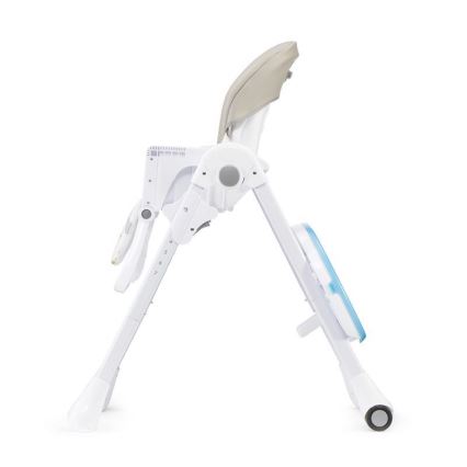 KINDERKRAFT - Cadeira infantil de refeição YUMMY bege/branco