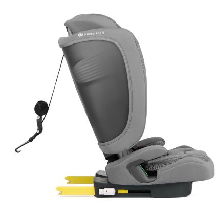 KINDERKRAFT - Cadeira para automóvel FIX2GO i-Size 76-150 cm cinzenta