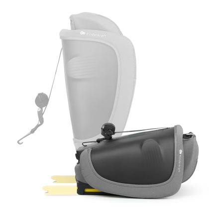 KINDERKRAFT - Cadeira para automóvel FIX2GO i-Size 76-150 cm cinzenta