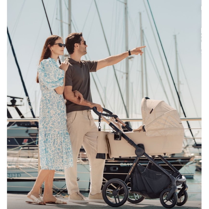 KINDERKRAFT - Carrinho combinado 2 em 1 NEA 2 Dune Whisper Bizuu