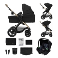 KINDERKRAFT - Carrinho combinado 3 em 1 MOOV 2 XL Air Black