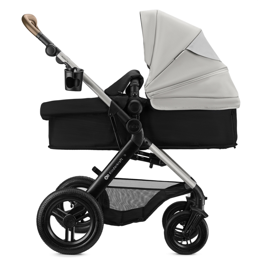 KINDERKRAFT - Carrinho combinado 3 em 1 MOOV 2 XL Air Grey