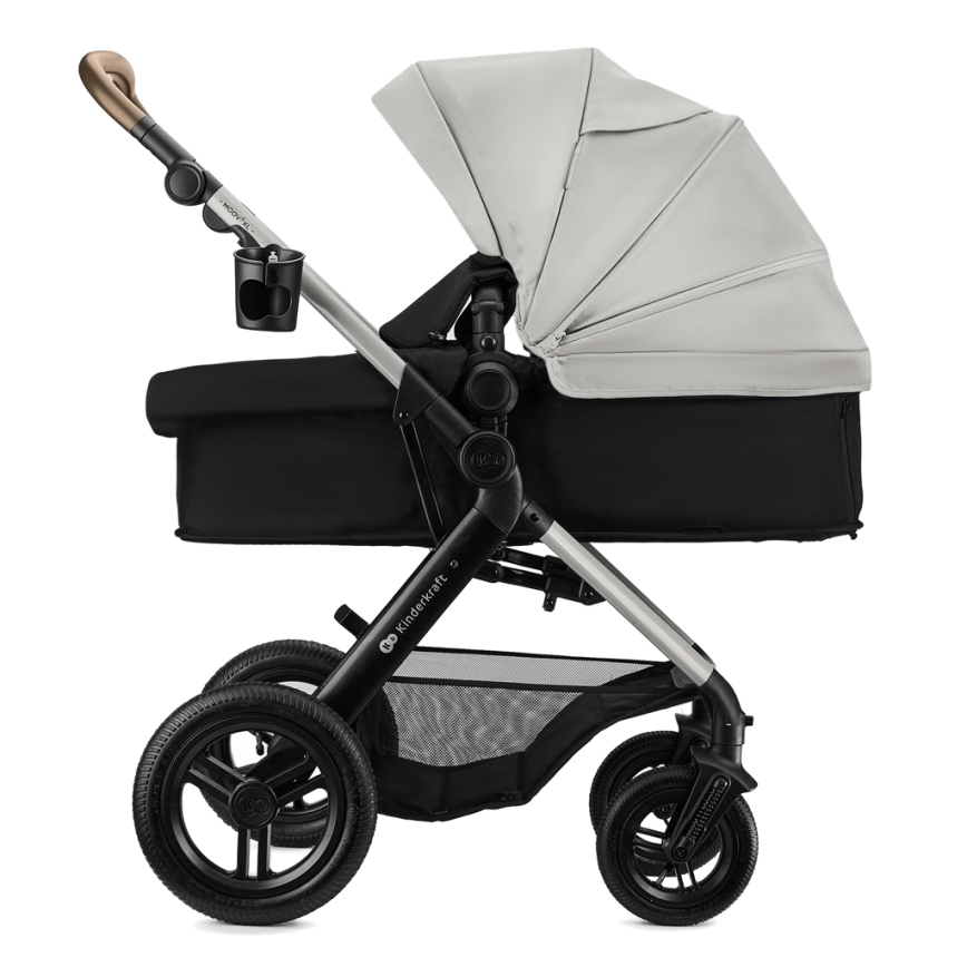 KINDERKRAFT - Carrinho combinado 3 em 1 MOOV 2 XL Air Grey