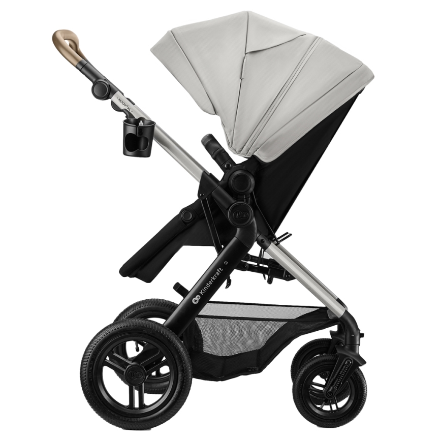 KINDERKRAFT - Carrinho combinado 3 em 1 MOOV 2 XL Air Grey
