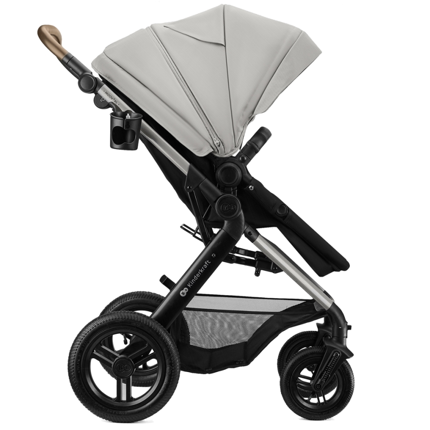 KINDERKRAFT - Carrinho combinado 3 em 1 MOOV 2 XL Air Grey