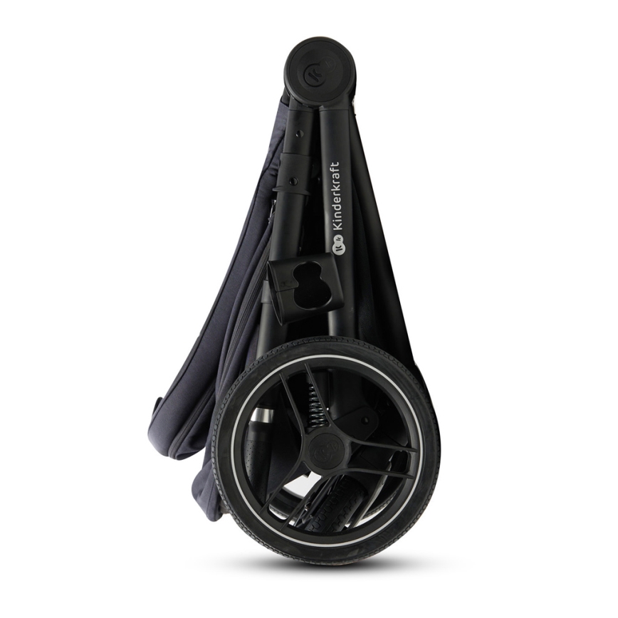 KINDERKRAFT - Carrinho de bebé combinado 2em1 NEA 2 Cinzento escuro