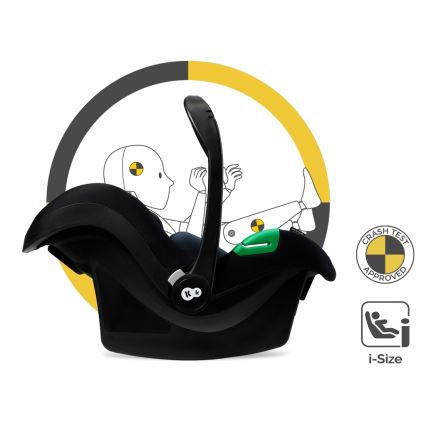 KINDERKRAFT - Carrinho de bebé combinado 3em1 ESME Sand bege + assento de automóvel MINK PRO