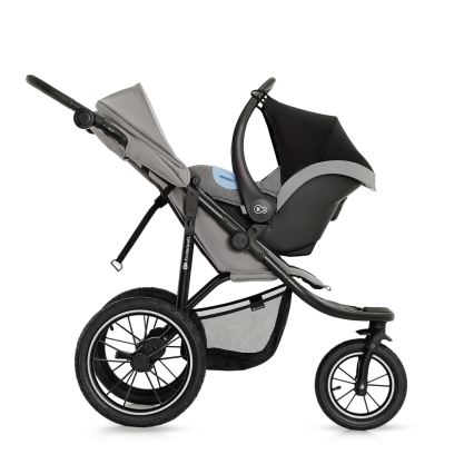 KINDERKRAFT - Carrinho de passeio esportivo HELSI2 cinza