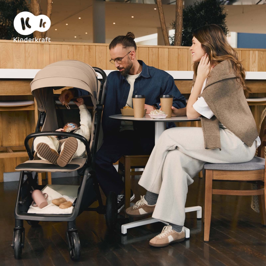 KINDERKRAFT - Carrinho de passeio LOOM bege