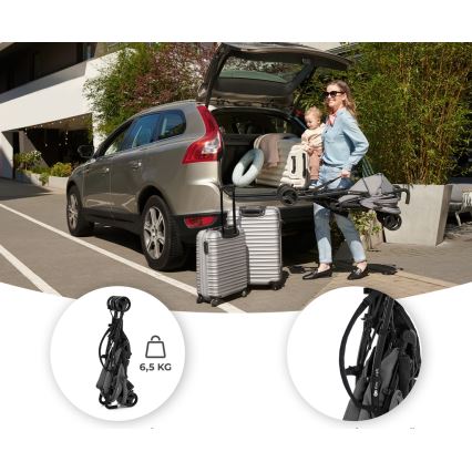 KINDERKRAFT - Carrinho de passeio TIK Stone cinzento