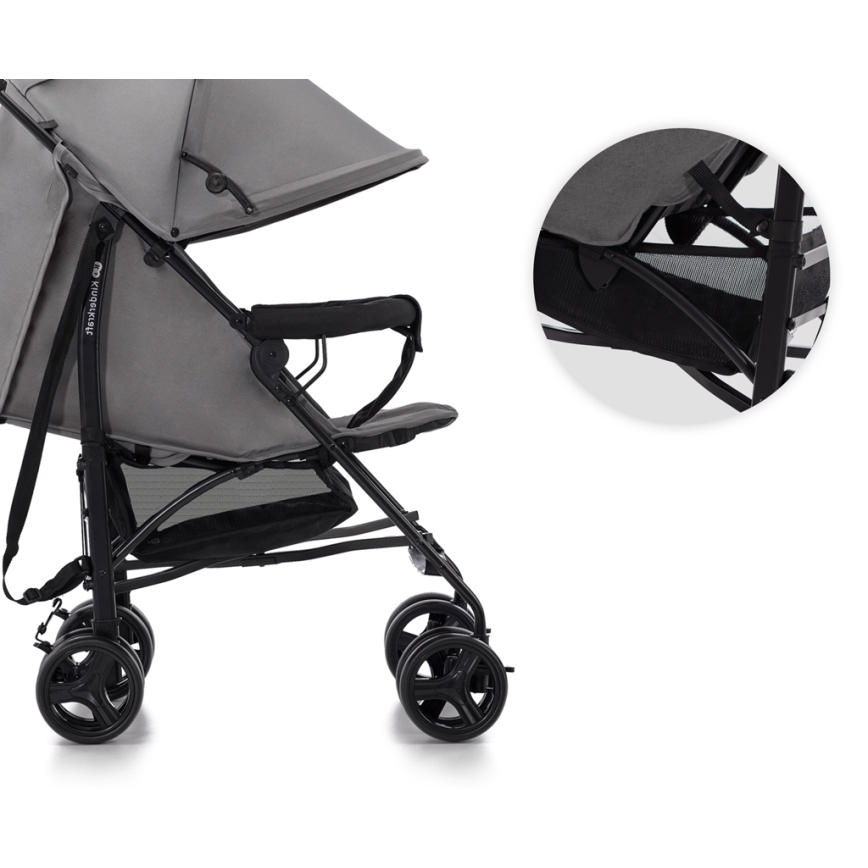 KINDERKRAFT - Carrinho de passeio TIK Stone cinzento