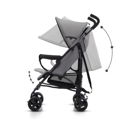 KINDERKRAFT - Carrinho de passeio TIK Stone cinzento
