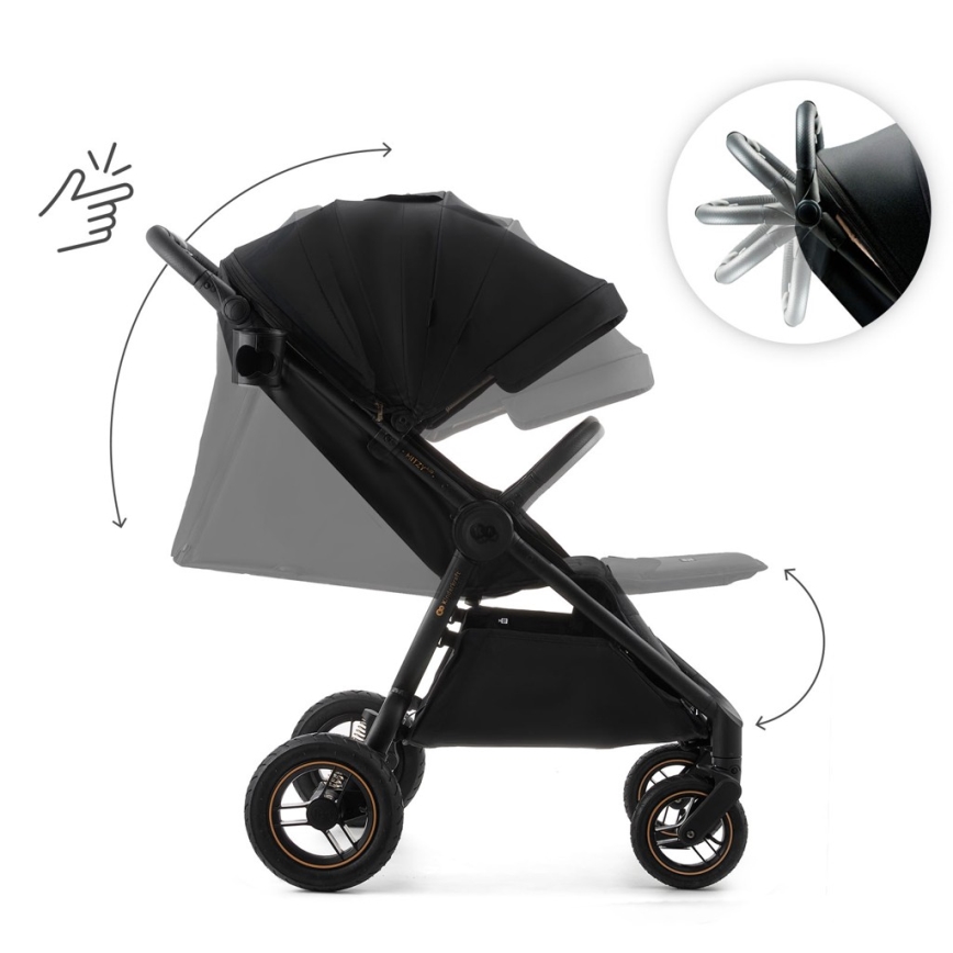 KINDERKRAFT - Carrinho desportivo MITZY Air Black
