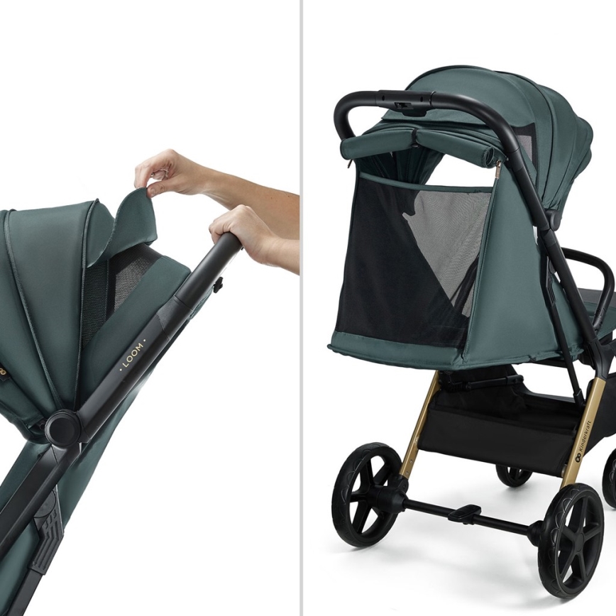 KINDERKRAFT - Carrinho de passeio esportivo LOOM verde